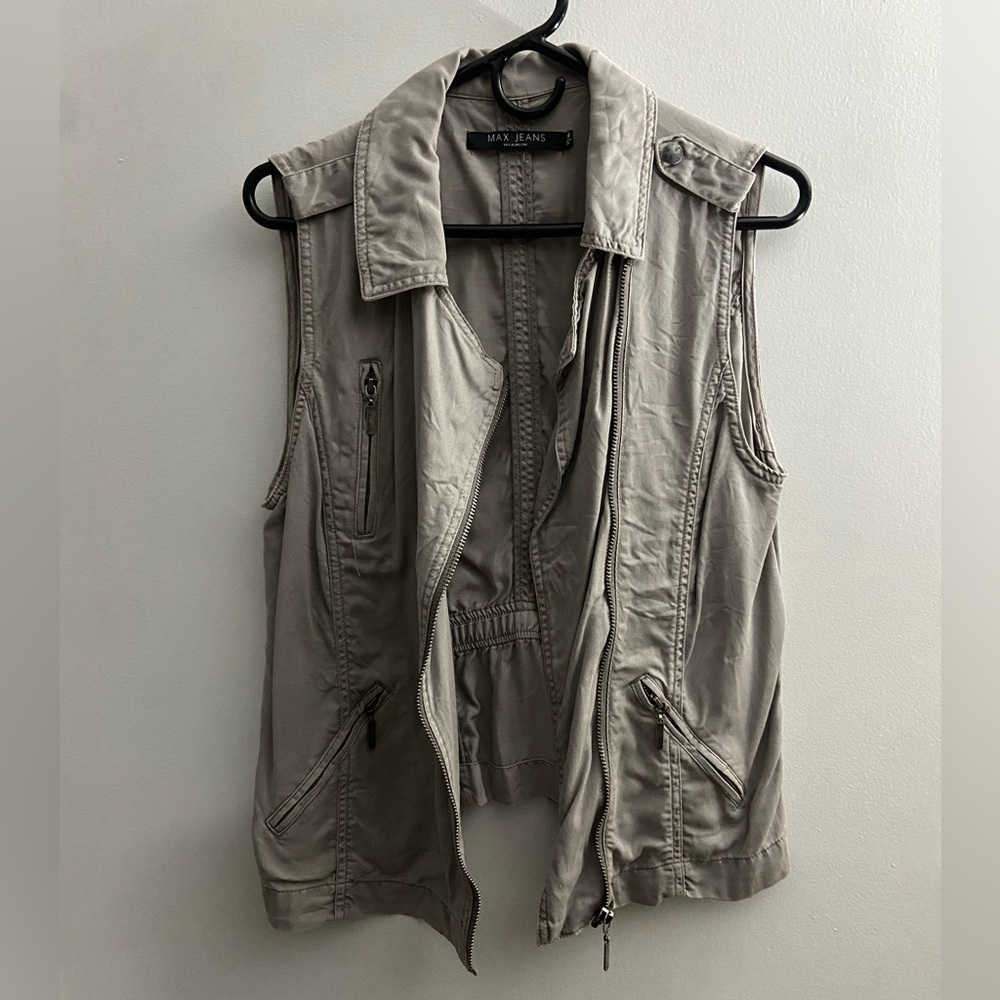 Gray vest